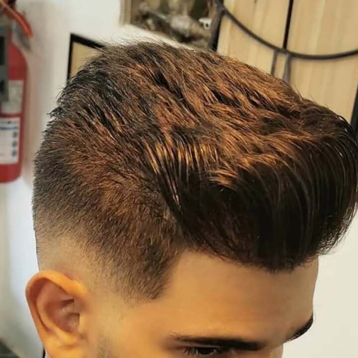 Pompadour com degradê